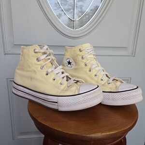 Converse Womens Chuck Taylor All Star Platform High Light Citron